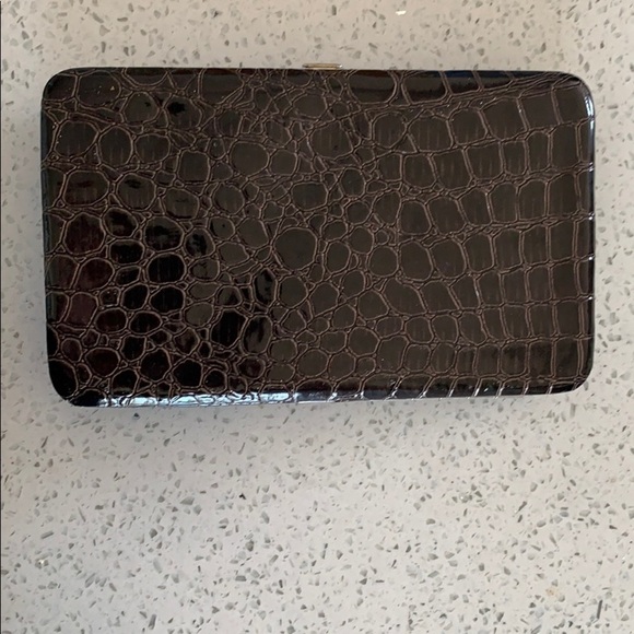NWOT Black and silver clutch wallet - Picture 5 of 6